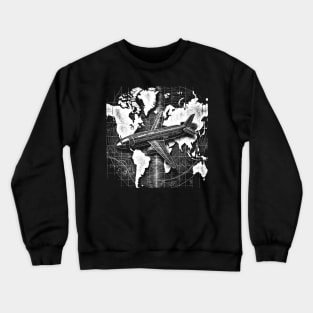 Life is a journey. Enjoy the Flight Crewneck Sweatshirt